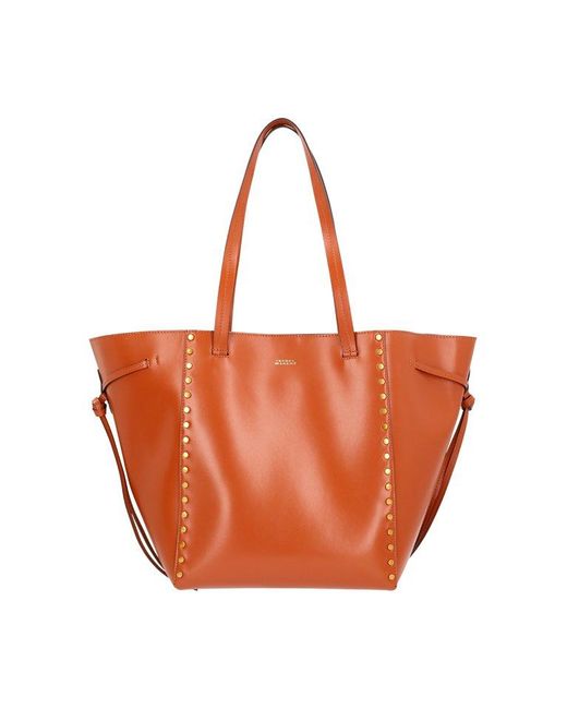 Isabel Marant Orange Oskan Tote Bag