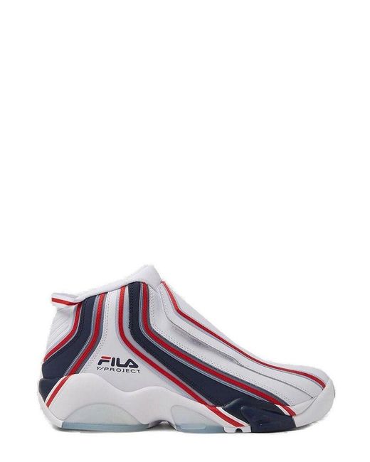 Y. Project X Fila Stackhouse Sneakers in White | Lyst