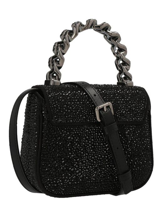 Versace Black La Medusa Mini Handbag