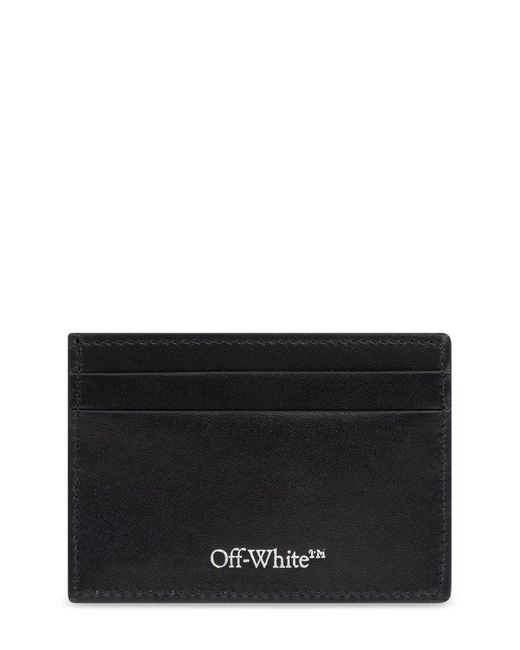 Off-White c/o Virgil Abloh Black Jitney Quote Card Holder for men