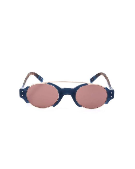Linda Farrow Black X Erdem Oval Frame Sunglasses