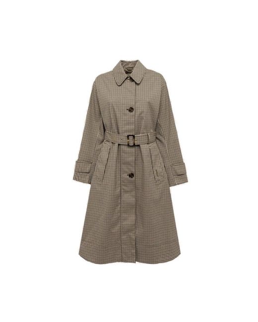 Barbour Somerland Check Print Trench in Brown | Lyst