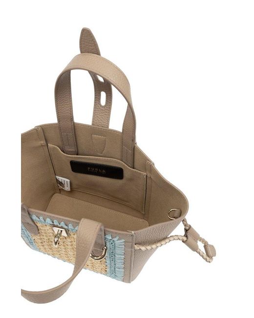 Furla Metallic 'net Mini' Shoulder Bag,