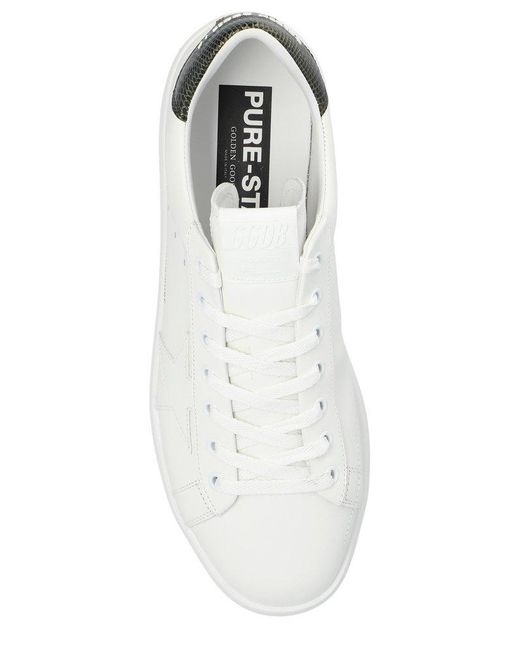 Golden Goose Deluxe Brand White Pure New Lace-up Sneakers for men