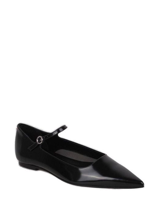 Aeyde Aeyde Cleo Mary-Janes Flats in Black | Lyst