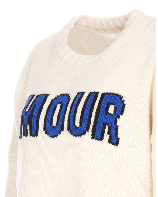 Zadig & Voltaire White Malta We Amour Sweater