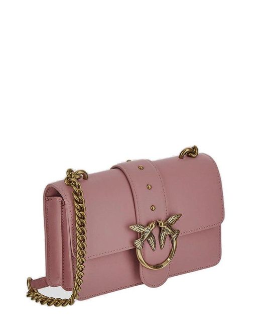 Pinko Pink Mini Love Bag One Simply