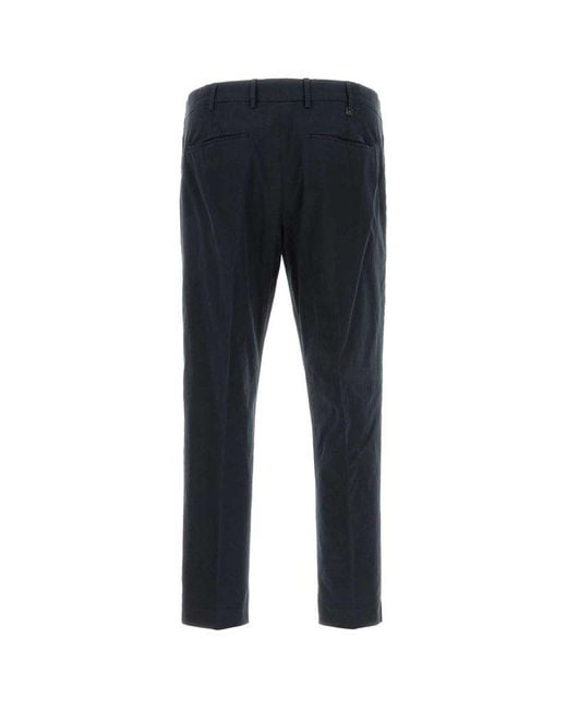 PT Torino Black Slim Fit Pants for men