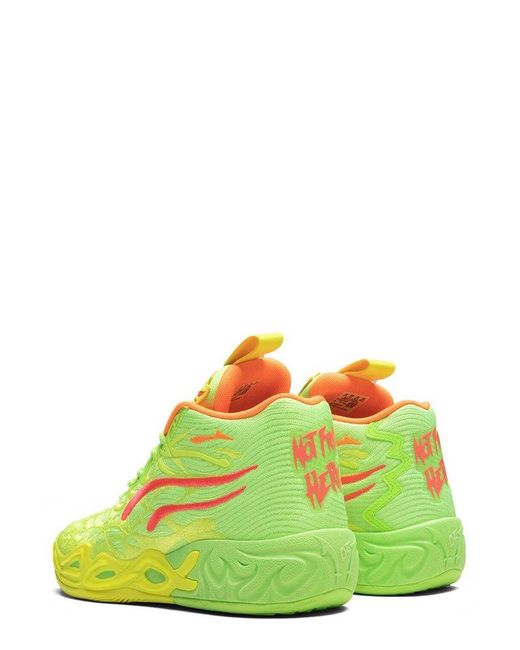 PUMA Yellow X Lamelo Ball Mb.04 Gem Basketball Sneakers for men