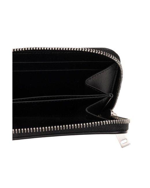 Ferragamo Black Leather Card Case, for men
