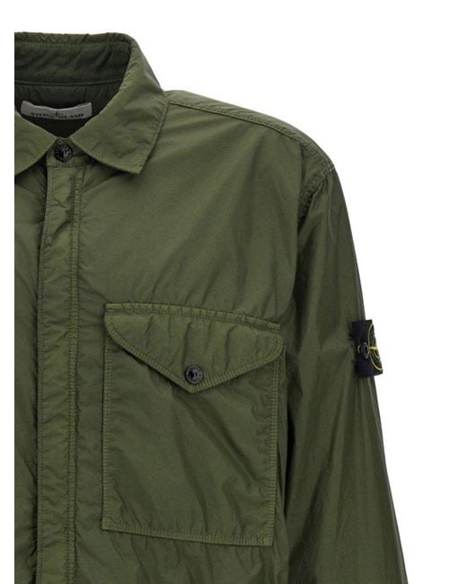 Stone Island Green Coats & Jackets for men