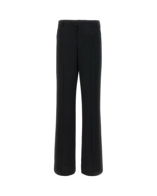 Ann Demeulemeester Black Flap-pocket Detailed Trousers for men