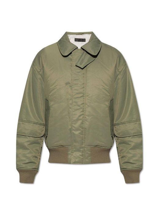 Helmut Lang Green Bomber Jacket, for men