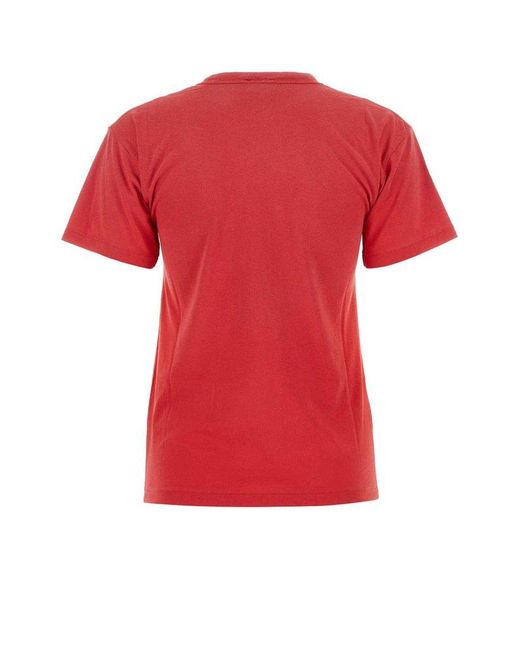Polo Ralph Lauren Red Bear-print Cotton-jersey T-shirt