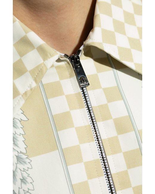 Versace White Jacket With Print, for men