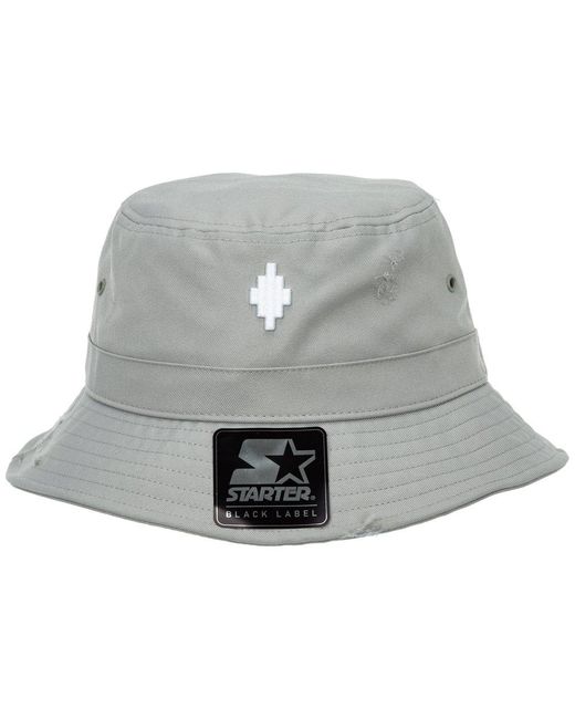 Logo Embroidered Distressed Bucket Hat 