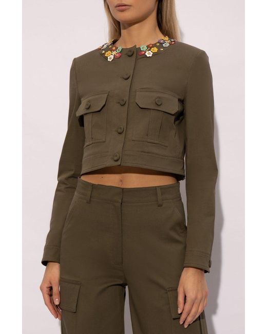Moschino Green Jacket From The '40Th Anniversary' Collection