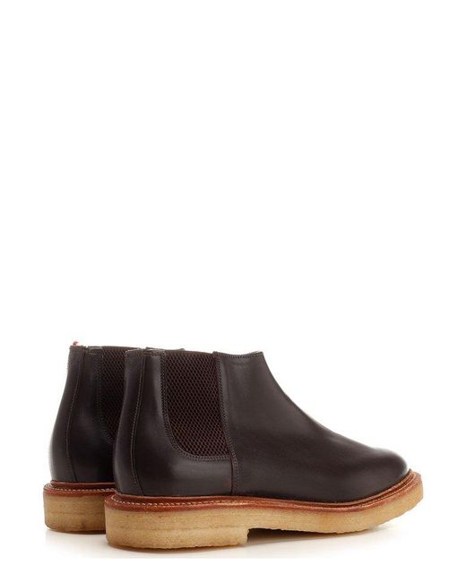 Thom Browne Brown Mid-top Chelsea Boots for men