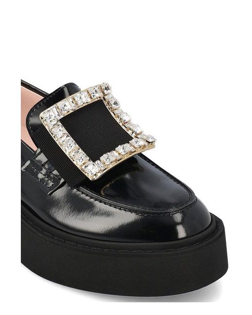 Roger Vivier Black Viv' Rangers Loafers