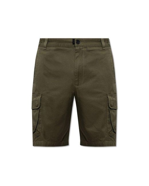 DIESEL Green ‘P-Argym-Short’ Shorts for men