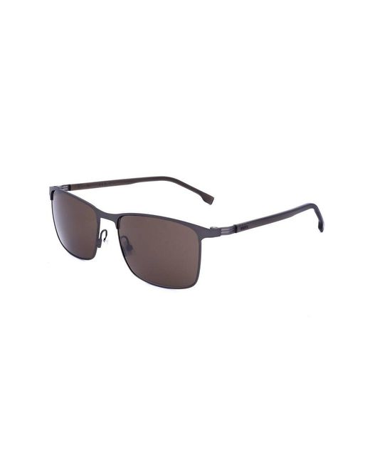 Boss Black Rectangular Frame Sunglasses for men