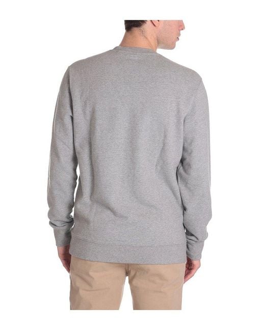 Levi's Gray Original Housemark Crewneck Sweatshirt for men