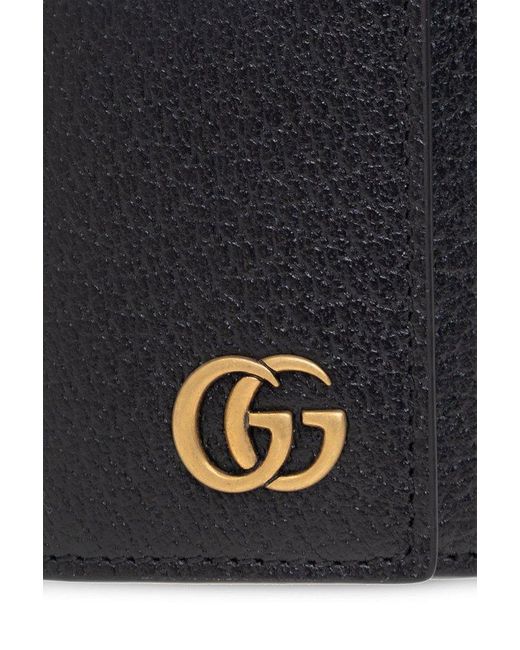 Gucci GG Open Tri-fold Key Holder in Black for Men