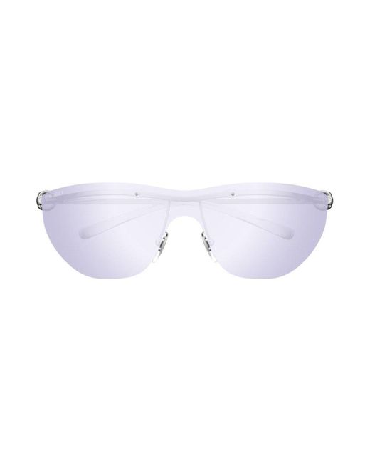 Gucci Purple Shield Frame Sunglasses