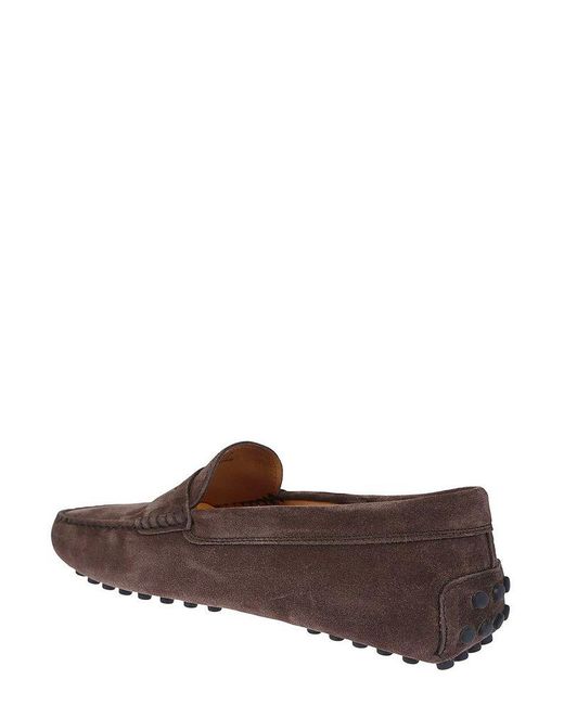 Tod's Brown Gommino Driving Shoes for men