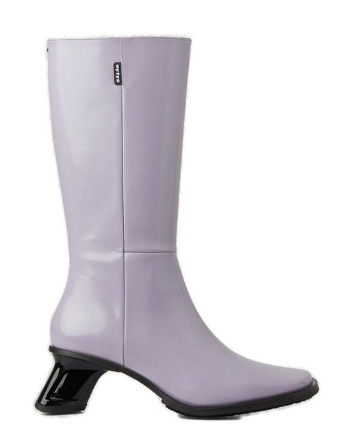 Eytys Purple Nova Heeled Boots