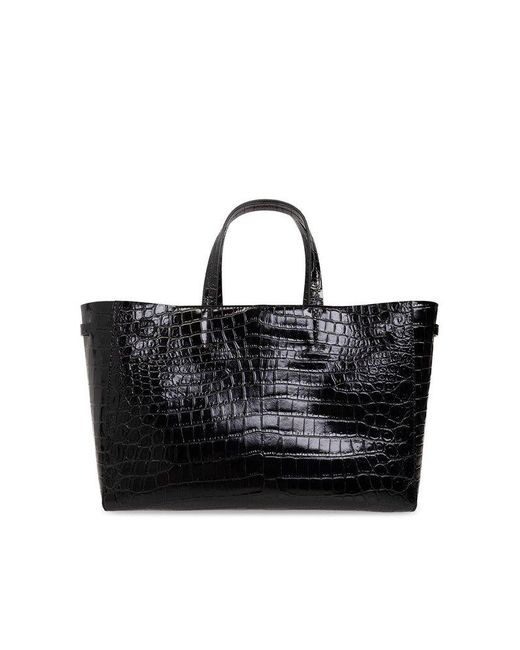 Palm Angels Black Shopper Bag,