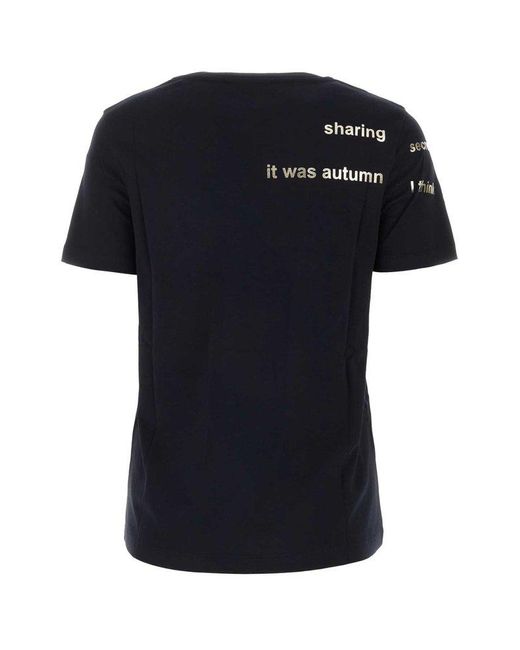Max Mara Black Maxmara T-Shirt