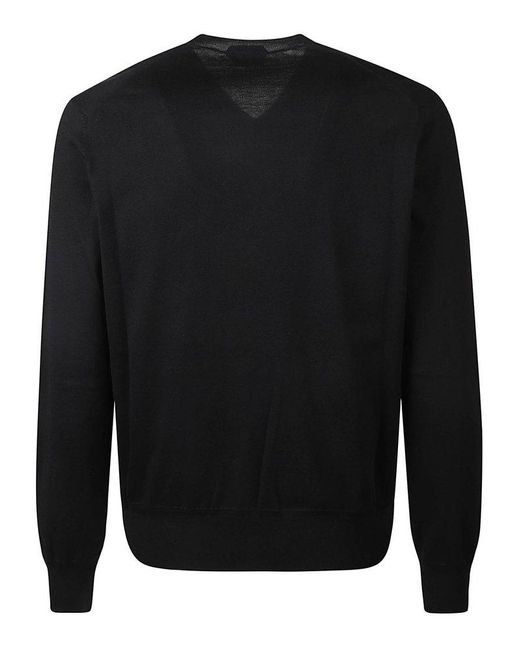 Tom Ford Black Round Neck Sweater for men