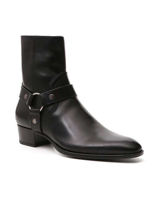 leather boot harness