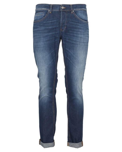 Dondup Blue Slim Fit Jeans for men