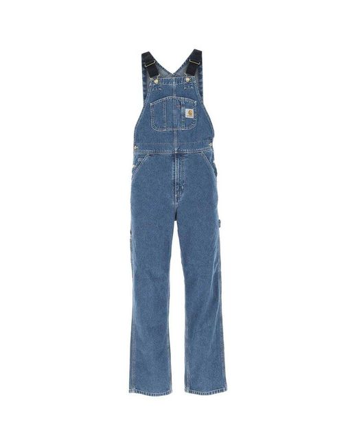 Carhartt Blue Denim Bib Overall for men