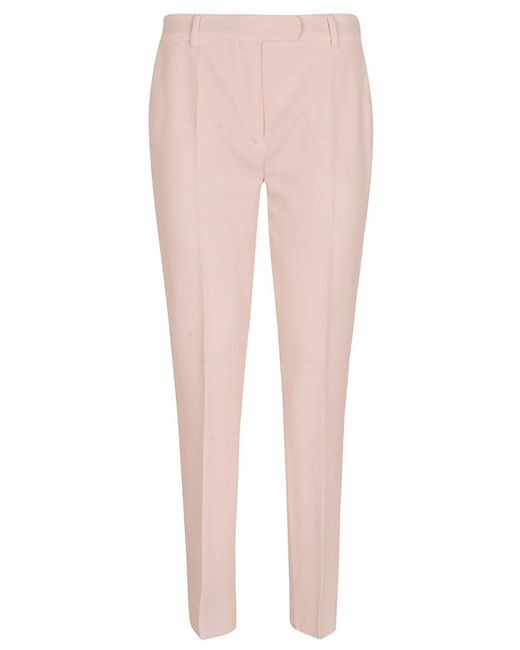 Max Mara Studio Pink Jerta Tailored Trousers