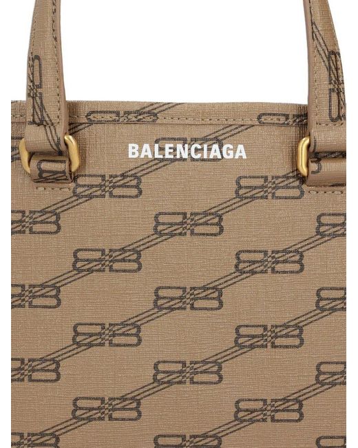 Balenciaga Women's Hardware Small Tote Bag with Strap - Natural - Totes