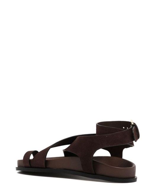 A.Emery Brown Jalen Crossover Detail Sandals