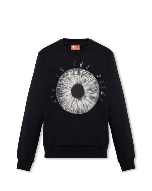 Diesel hot sale sweatshirt black