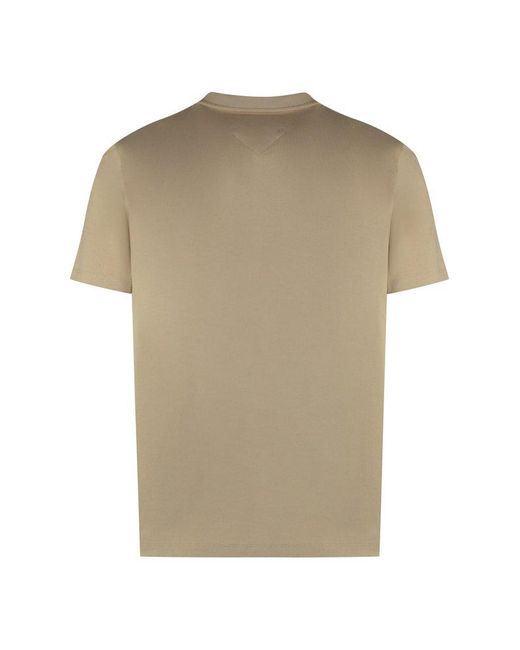 MCM Natural Cotton Crew-Neck T-Shirt for men