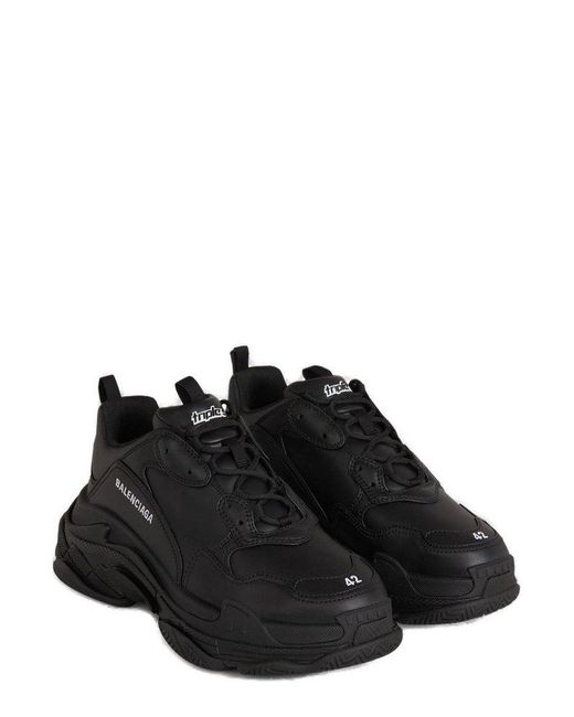Balenciaga Triple S Lace-up Sneakers in Black for Men | Lyst