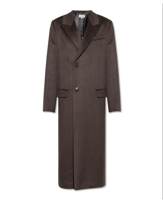 Loewe Brown Tailored Coat for men