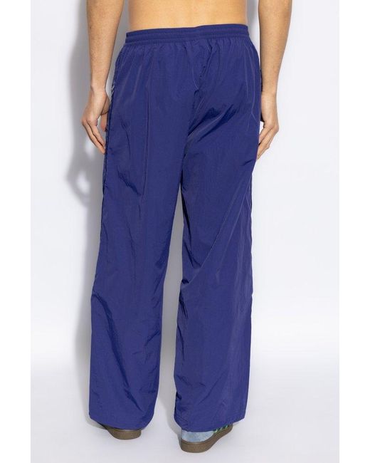 Adidas Originals Blue Sweatpants With Logo for men