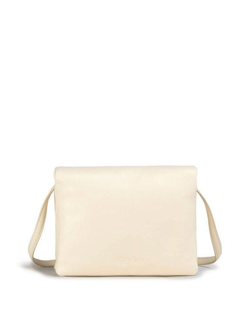Marni Natural Prisma Leather Clutch Bag