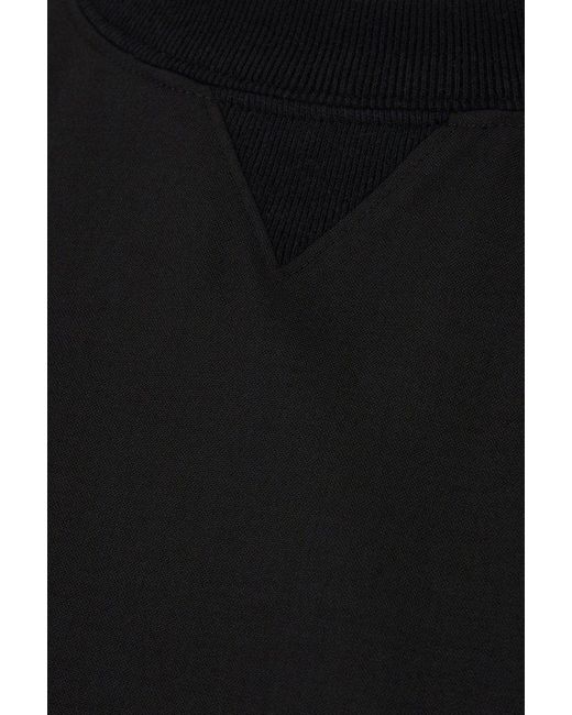 Sacai Black Puff-sleeve Crewneck T-shirt