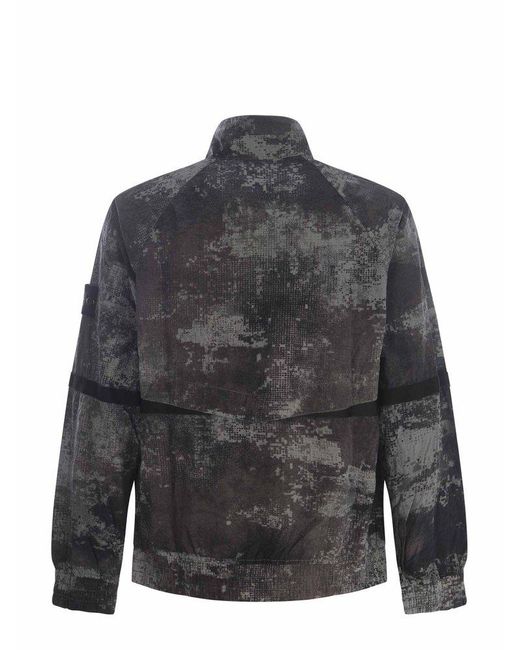 Stone Island Gray Zip-up Jacket for men