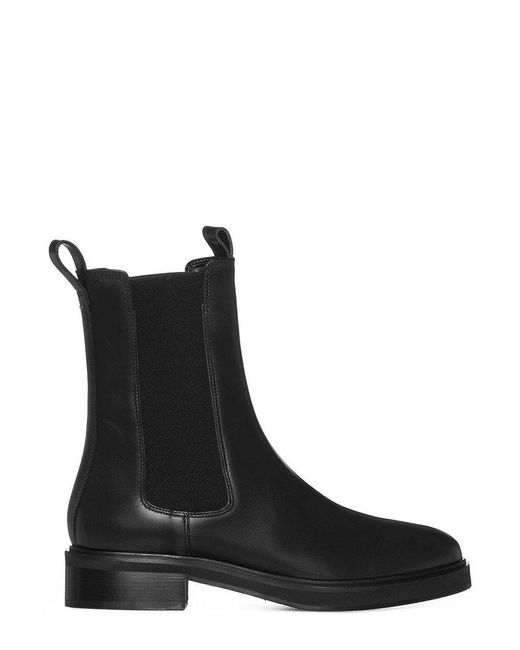 Aeyde Black Jack Leather Chelsea Boots