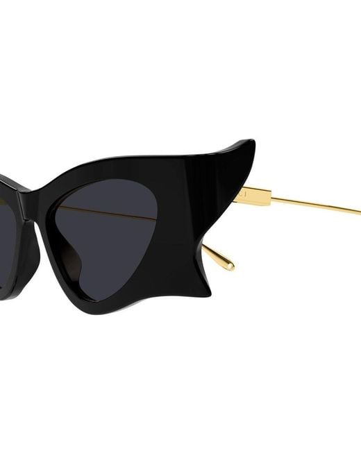 Gucci Black Geometric Frame Sunglasses