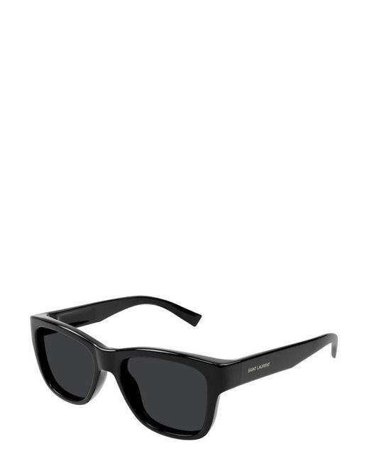 Saint Laurent Black Butterfly Frame Sunglasses for men